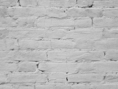 Eski beyaz tuğla duvar, metin için boş alan