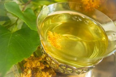 Ihlamur kokulu çay.