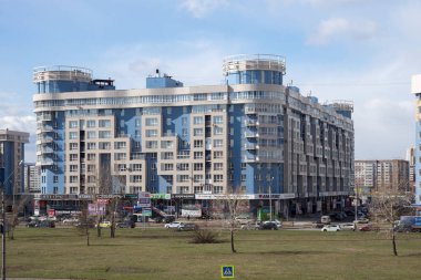 Krasnoyarsk, Rf-7 Mayıs 2018: Kentsel yerleşim bölgesi 