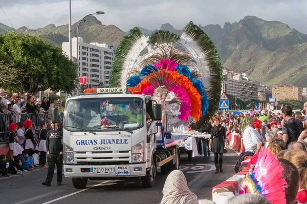 Santa Kruz Tenerife Spanje Maart 2014 Koningin Van Het Carnaval — Stockfoto