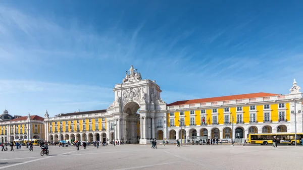 Lisboa Portugal May 2019 Panorama Arc Triomphe Palace Square Commerce — Stock Photo, Image