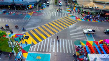 Udon Thani, Tayland - 29 Kasım 2018: Udon Thani, büyük bir c