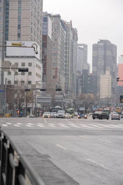 Seoul, Korea, 13 december 2018: Reizen met openbaar vervoer — Stockfoto