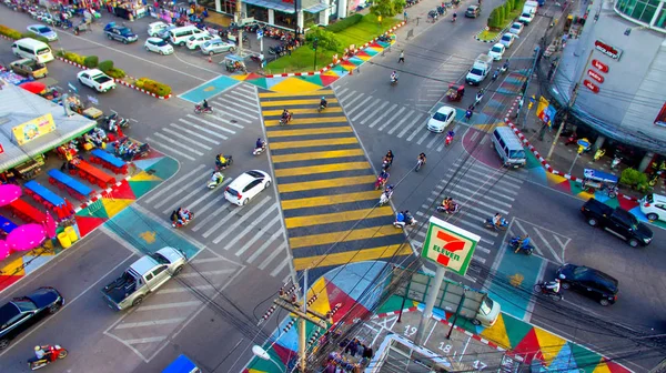 Udon Thani, Tayland - 29 Kasım 2018: Udon Thani, büyük bir c