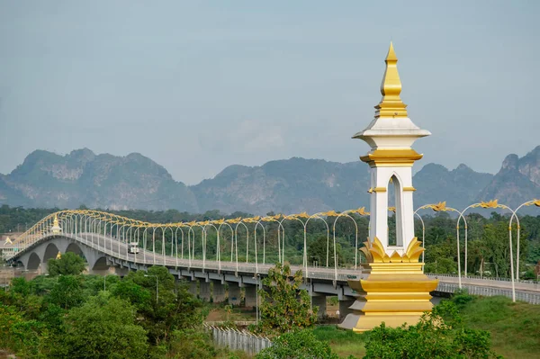 3. thai-lao freundschaftsbrücke am nakhon phanom, die dritte thailändische — Stockfoto