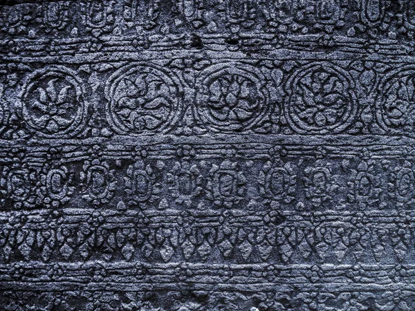Mauer des alten Angkor-Tempels — Stockfoto