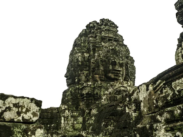 1 つの寺院の石彫刻組成 — ストック写真