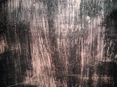 Yakın çekim metal duvar üzerinde kırık boya