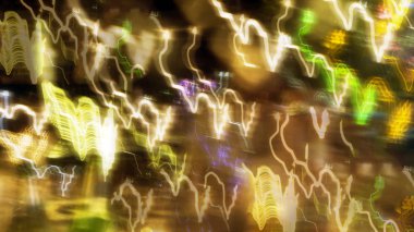 bulanık renkli ışıklar 