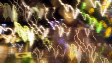 bulanık renkli ışıklar 