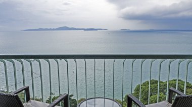 Tayland okyanus plaj manzarası.