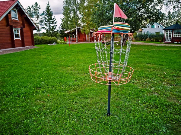 Disk disk golf sepet içinde