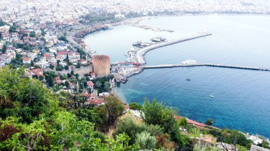 Alanya ve dağlar görüntüleme