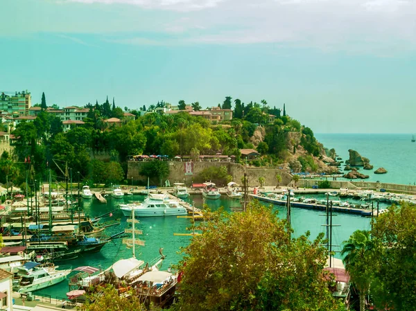 Cidade velha Kaleici em Antalya, Turquia — Fotografia de Stock