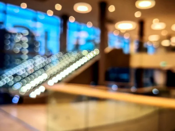 Escalators at the modern shopping