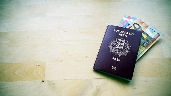 Passaporto dell'Estonia — Foto Stock