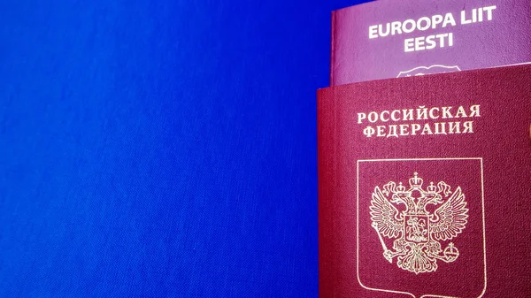 Kettős állampolgárság-Észtország és Oroszország — Stock Fotó