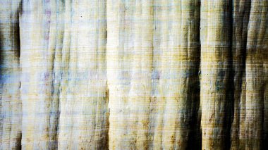 Sarı kahverengi papirüs kağıdı yırtılmış