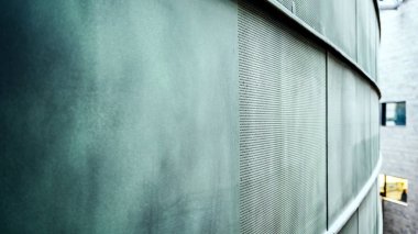 Modern ev. Perspektif azalan ile duvar