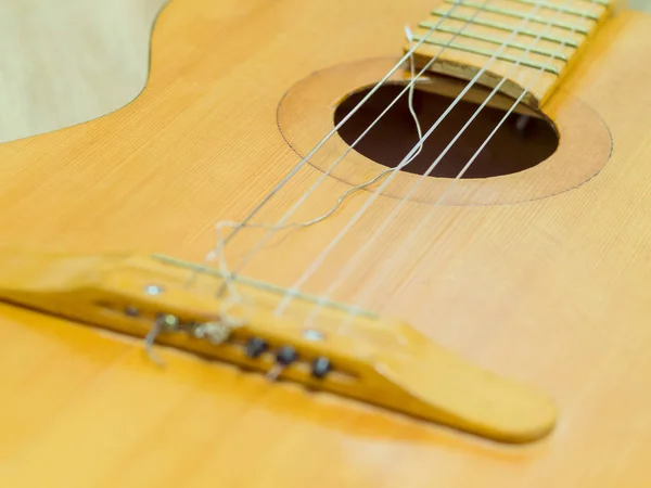 Podziale na gitarze klasycznej — Zdjęcie stockowe