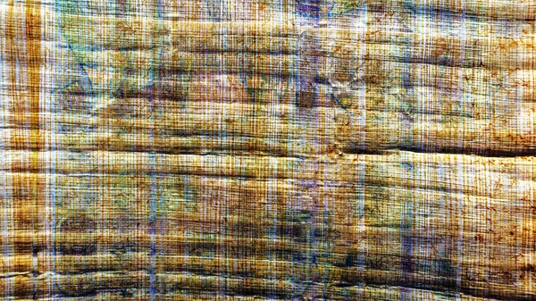 Zerrissenes gelb braunes Papyruspapier — Stockfoto