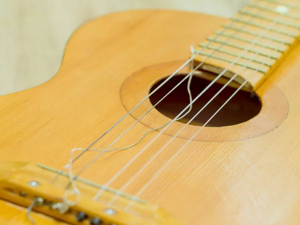 Broken classical guitar