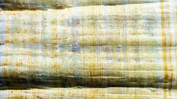 Torn Yellow Brown Papyrus Paper — Stock Photo, Image