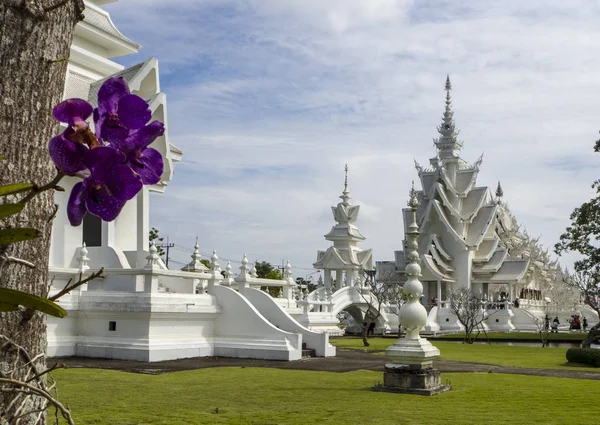 Chiang Rai, Wat Rong Khun. — Foto de Stock