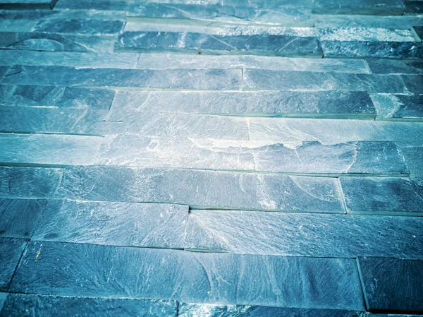 Grey stone tile wall pattern — Stock Photo, Image
