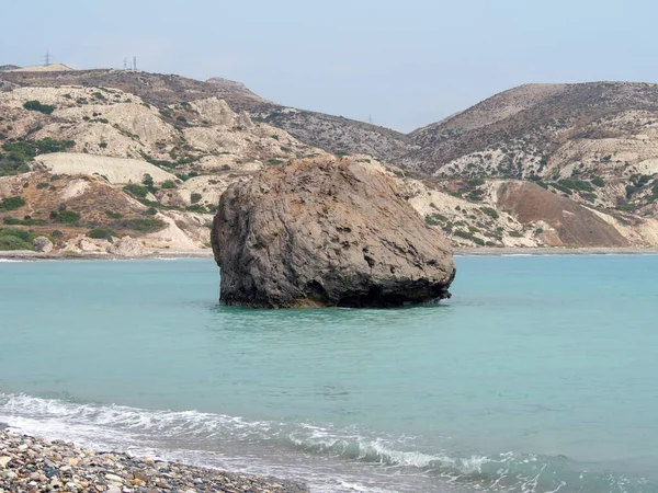 Afrodit Kayası. Aşk kumsalı — Stok fotoğraf