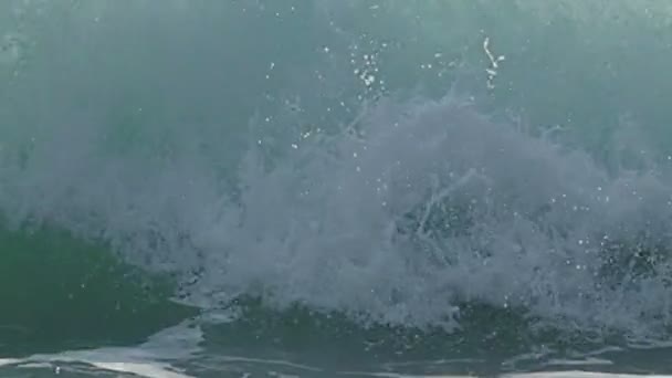 Olas aplastantes, playa — Vídeo de stock