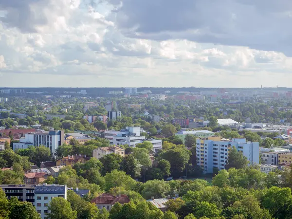 Вид Зверху Таллінн Естонії Ліцензійні Стокові Фото