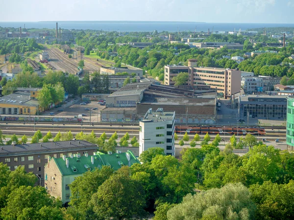 Top View Tallinn Estonia — Stock Photo, Image