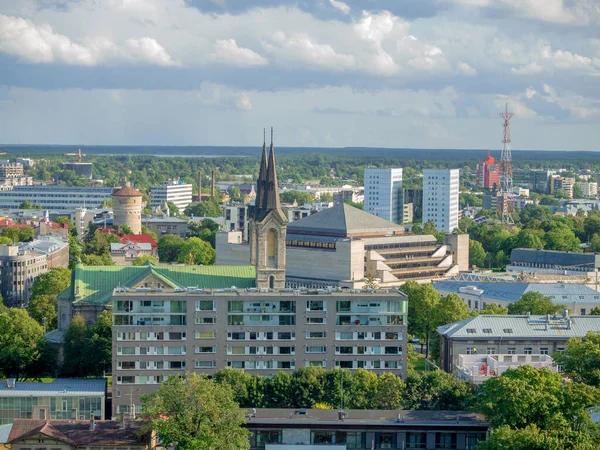 Top View Tallinn Estonia — Stock Photo, Image