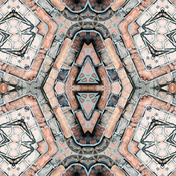 Absztrakt Zökkenőmentes Textúra Modern Márvány Mozaik Art Deco Tapéta Geometrikus — Stock Fotó