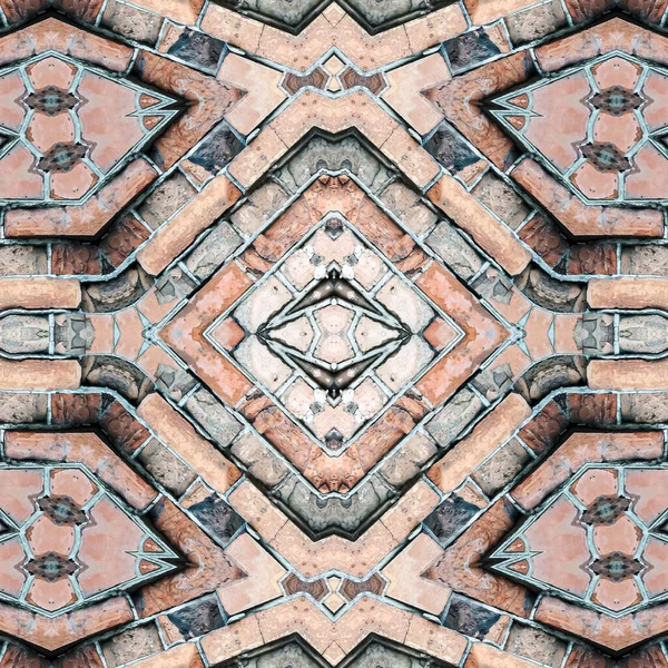Abstrakt Sömlös Konsistens Modern Marmor Mosaik Art Deco Tapet Geometrisk — Stockfoto