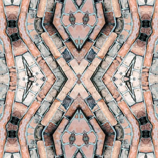 Abstraktní Bezešvé Textury Moderní Mramorová Mozaika Art Deco Tapety Geometrická — Stock fotografie