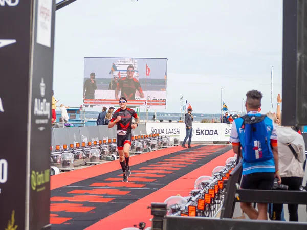 Ταλίν Εσθονία Σεπτεμβρίου 2020 Περιοχή Τερματισμού Ironman Tallinn Στο Port — Φωτογραφία Αρχείου