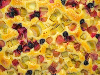 Tatlı Rubarb Pie, kapat 