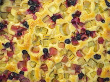 Tatlı Rubarb Pie, kapat 