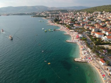 Copacabana Plajı Okrug Gornji havadan görünümü 