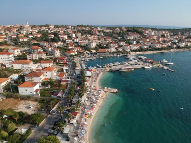 Copacabana Plajı Okrug Gornji havadan görünümü 