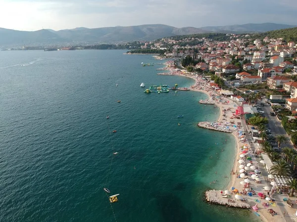 Praia Copacabana Okrug Gornji Vista Aérea — Fotografia de Stock