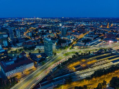 Yukarıdan Gdansk şehir