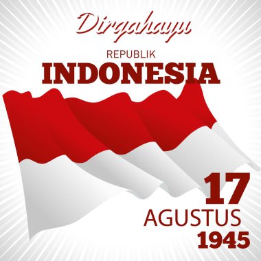 17 Ağustos Endonezya Cumhuriyeti çok yaşa. Endonezya Cumhuriyeti'nın bağımsızlık günü.