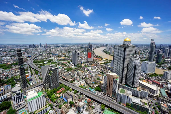 Tayland, Cityscape Tayland hava görünümünü Bangkok şehir şehir manzarası