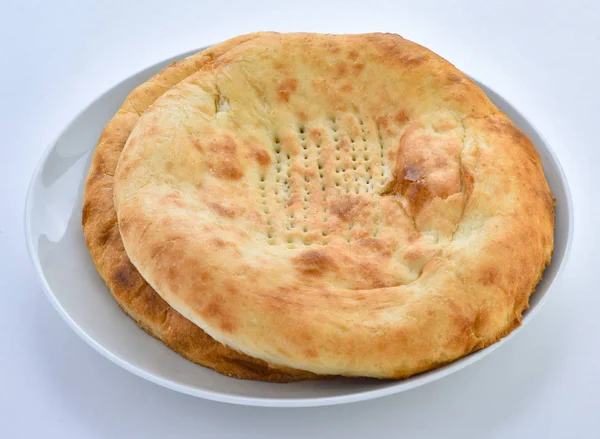 Taftan Delicioso Macio Fofo Pão Liso — Fotografia de Stock