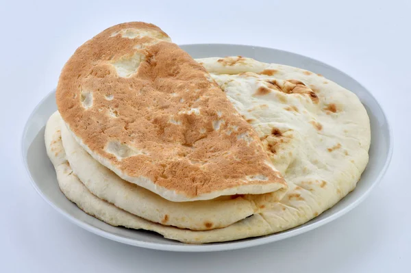 Tandır Naan Veya Tandır Roti Geleneksel Fırında Pişmiş Sağlıklı Bir — Stok fotoğraf