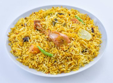 Bombay stili tavuk Biryani
