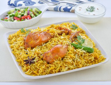 Tavuk Biryani, son derece lezzetli ve nefis gıda